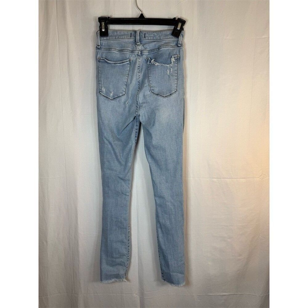 Abercrombie & Fitch Jeans Womens Size 26 Blue Light Wash High Rise Skinny - Picture 9 of 15